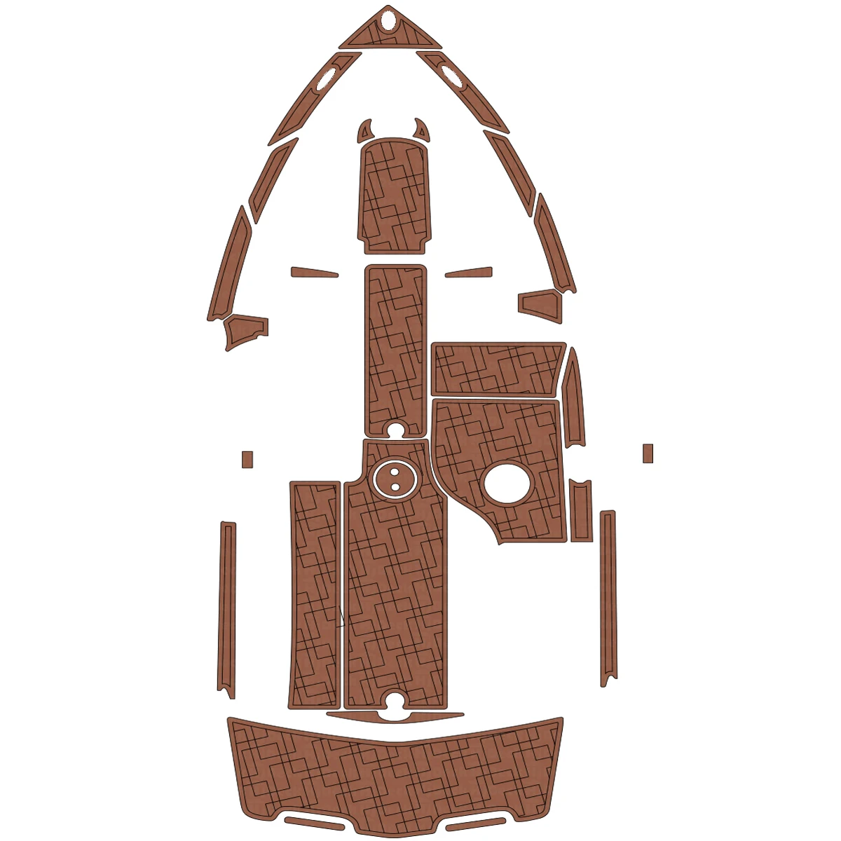 

Marine Grade EVA Boat Deck Non-Slip Mat For 2006-2012 MASTERCRAFT X15 Waterproof Shockproof