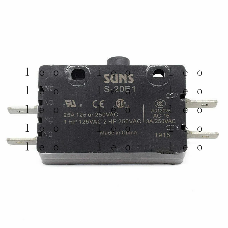 AA  5pcs for  SUNS MICRO SWITCH  S-20E1  25A 1HP 125VAC, 2HP 250VAC
