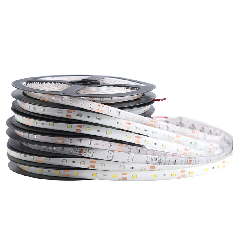 

Светодиодная лента 2835 RGB, 12 В, гибкое освещение для украшения дома SMD 2835, водонепроницаемая светодиодная лента RGB/белый/теплый белый/синий/зеленый/красный
