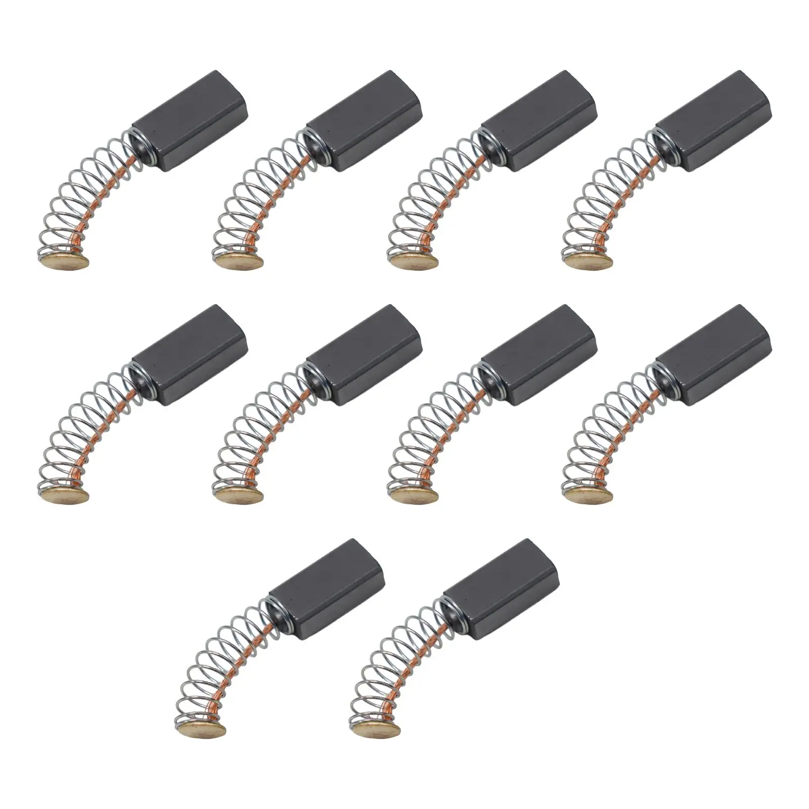 10-Piece Carbon Brush Set 12mm x 6mm x 4mm for Motor Commutator for service in for Power Tools Including Drills and Angle