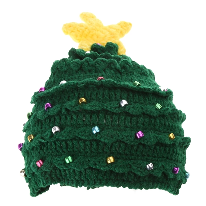 

Thicken Windproof Christmas Tree Hat for Women Teens Keep Ear Warm Hat Cold Weather Thicken Christmas Hat