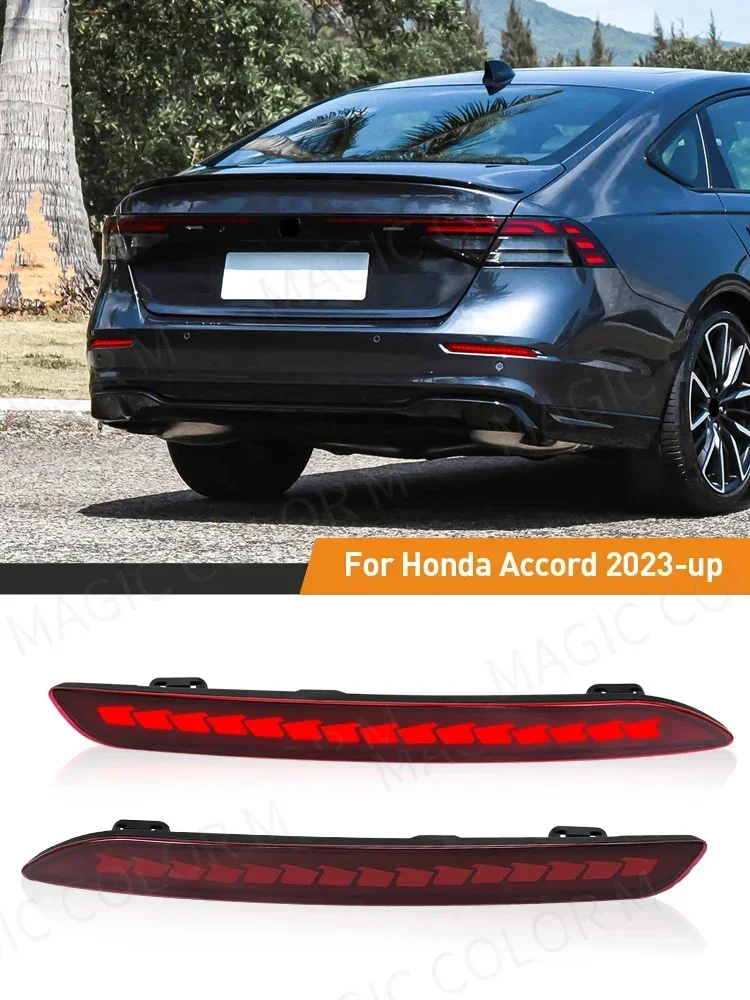 

2pcs LED Brake Light For Honda Accord 2023 2024 Warning Lamp Car Accessories 12V