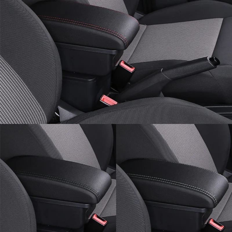 Armrest For Renault Duster Car Console Storage Box With USB Interior Design Car Accessories