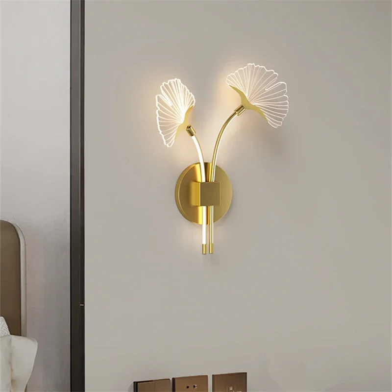 Imagem -06 - Nordic Criativo Quarto Bedside Wall Lamp Simples e Luxuoso Fundo tv Lamp Personality Home Room Lamp