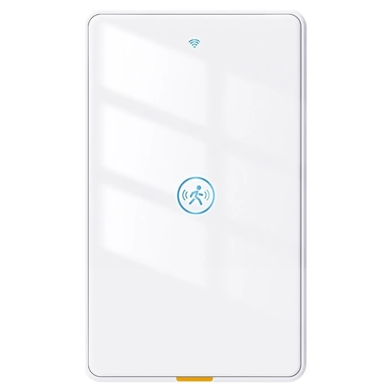 A98Z Tuya Home Wifi Radar Induction Touch Wall Light Switch US Standard Single & Neutral Wire App Control 1Gang