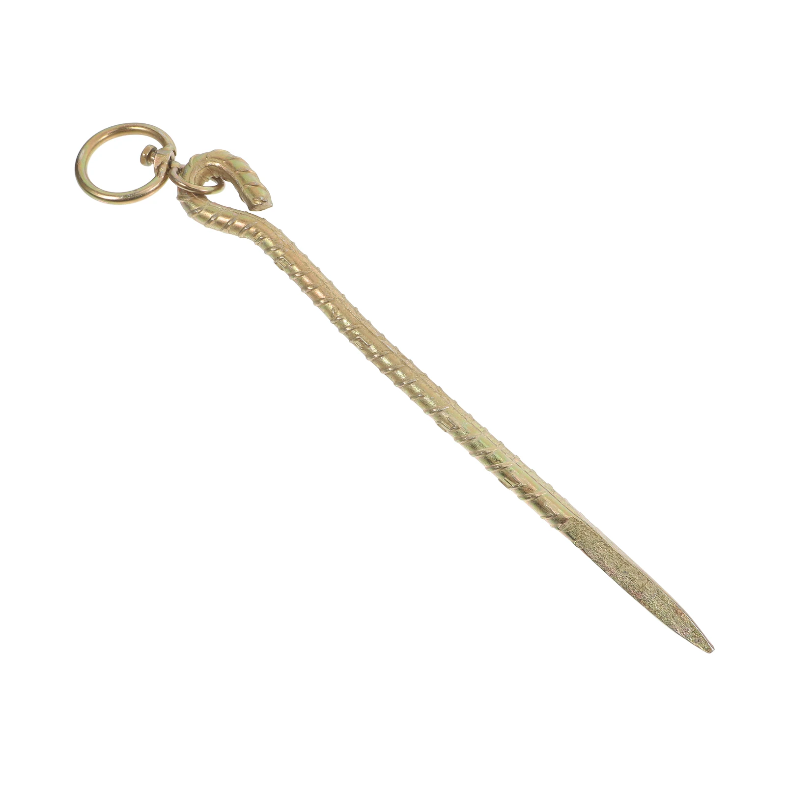

Galvanized Floor Nails Camping Stakes Dangle Earrings Gold Canopy Series Baseball Ground Anchors Bounce House Golden Heavy Duty