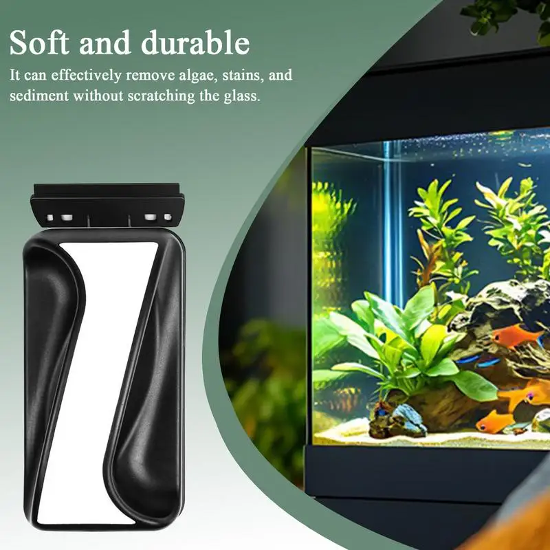 

Magnetic Fish Tank Cleaner Magnetic Fish Tank Algae Cleaner Double-Sided Ergonomic Aquarium Cleaning Tools For Home Studio