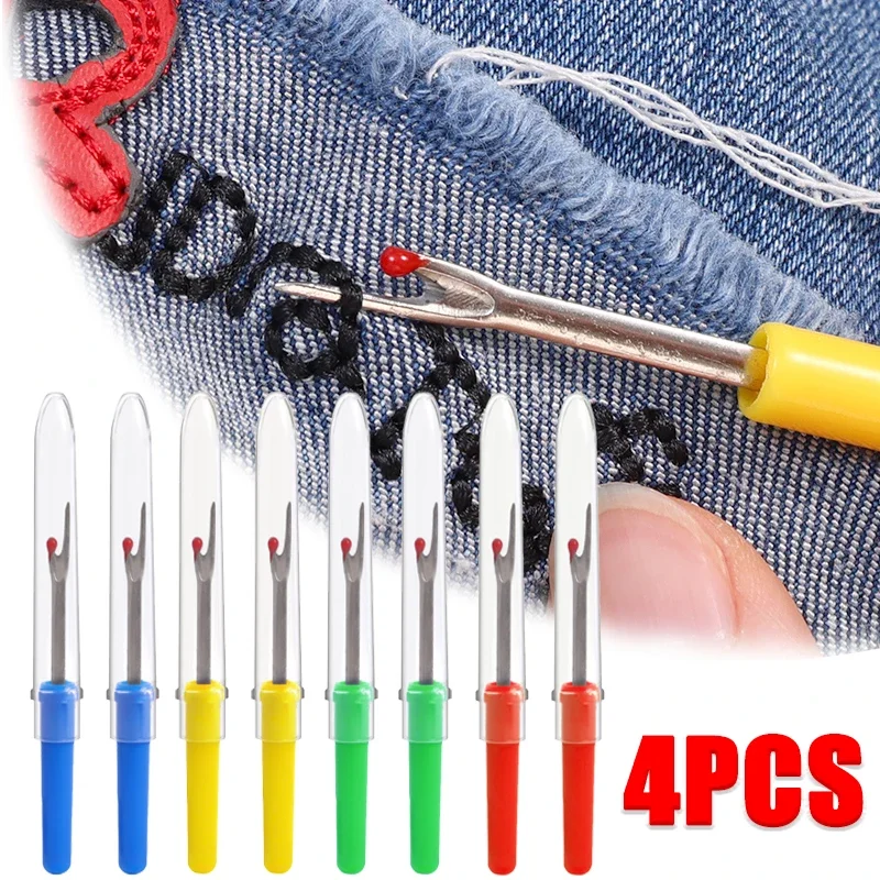 1/4PCS Sewing Seam Ripper Kit Stitch Thread Unpicker Thread Cutter Remover Tools for DIY Embroidery Sewing Machine Accessories