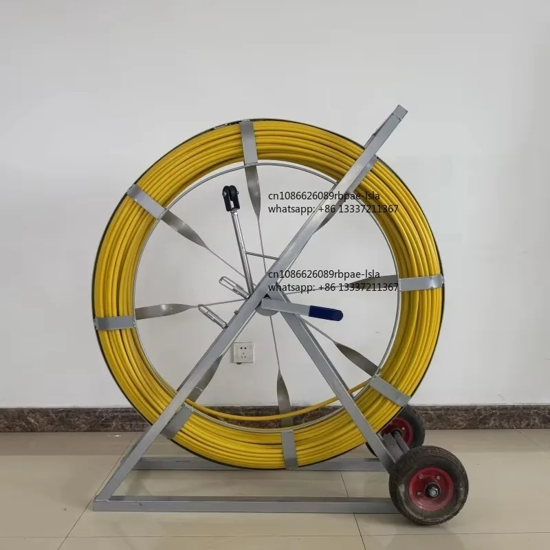 Glass Fiber Cable Push and Pull Air Pipe Rod Cable Puller Cable Laying Equipment
