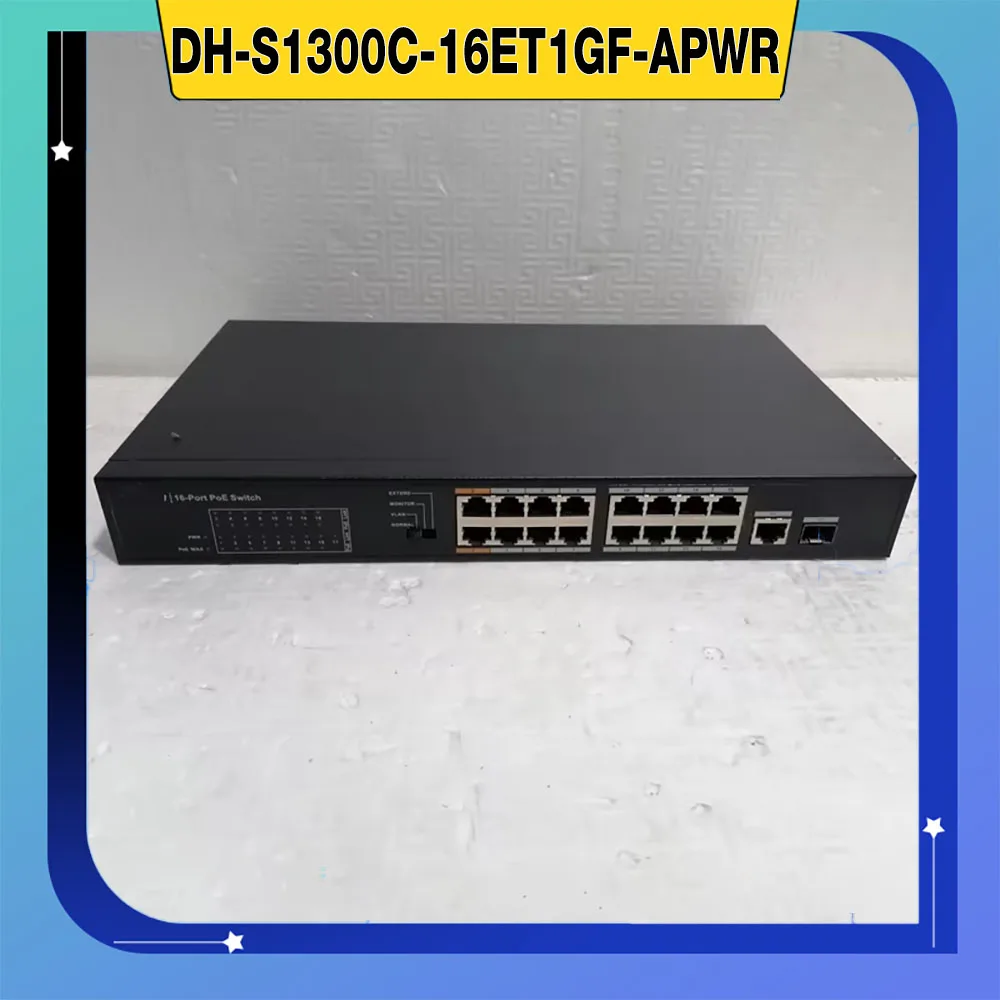 

Коммутатор безопасности для предприятий 16POE S1300C-16ET1GF-APWR DH-S1300C-16ET1GF-APWR