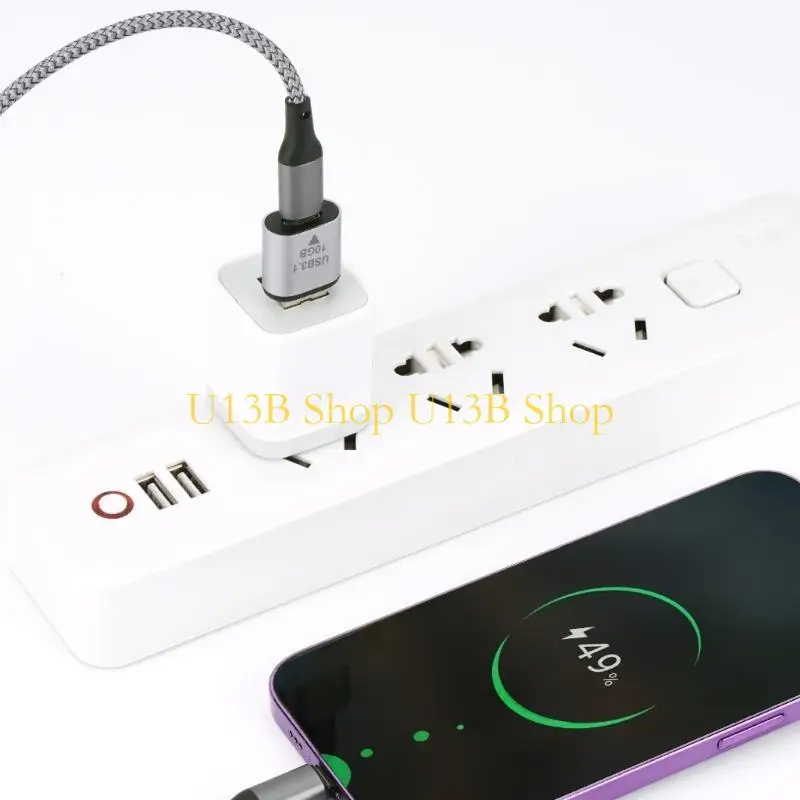 U13B USB 3.1 Adaptador cable femenino macho a Tipo C USB 3.1 Tipo A a Tipo C 10GBPS Convertidor transferencia datos