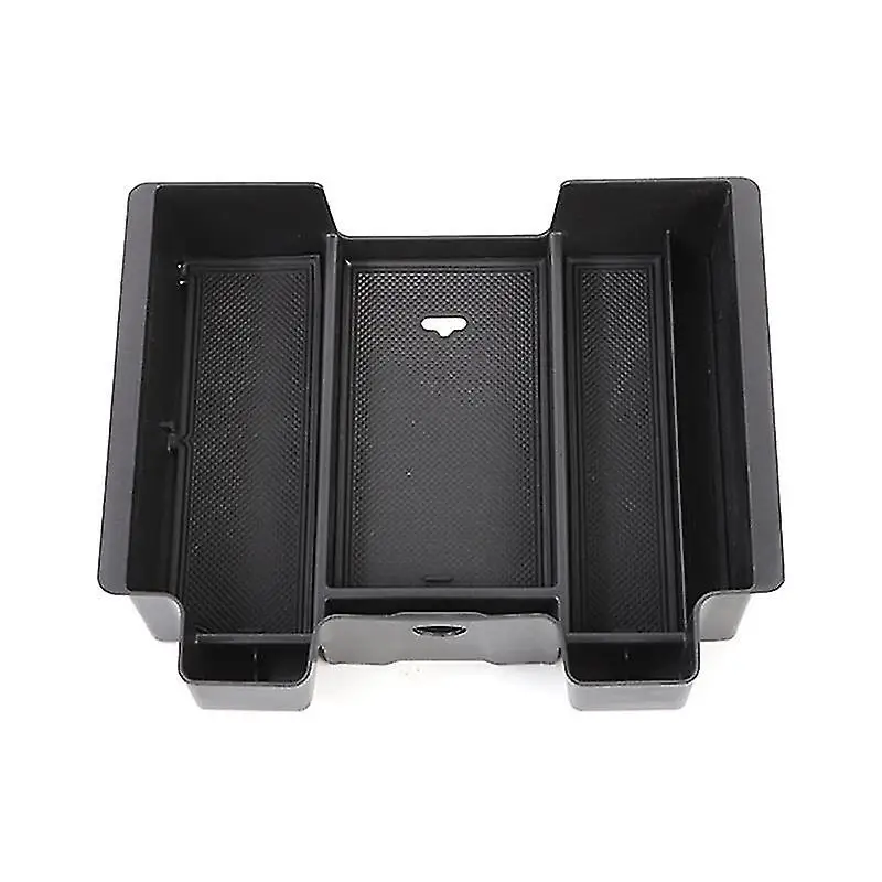 Organizer per console centrale per GMC Sierra/Chevy Silverado 1500 2019-2022 2020-2022 2500HD/3500HD, nero, ABS, console completa