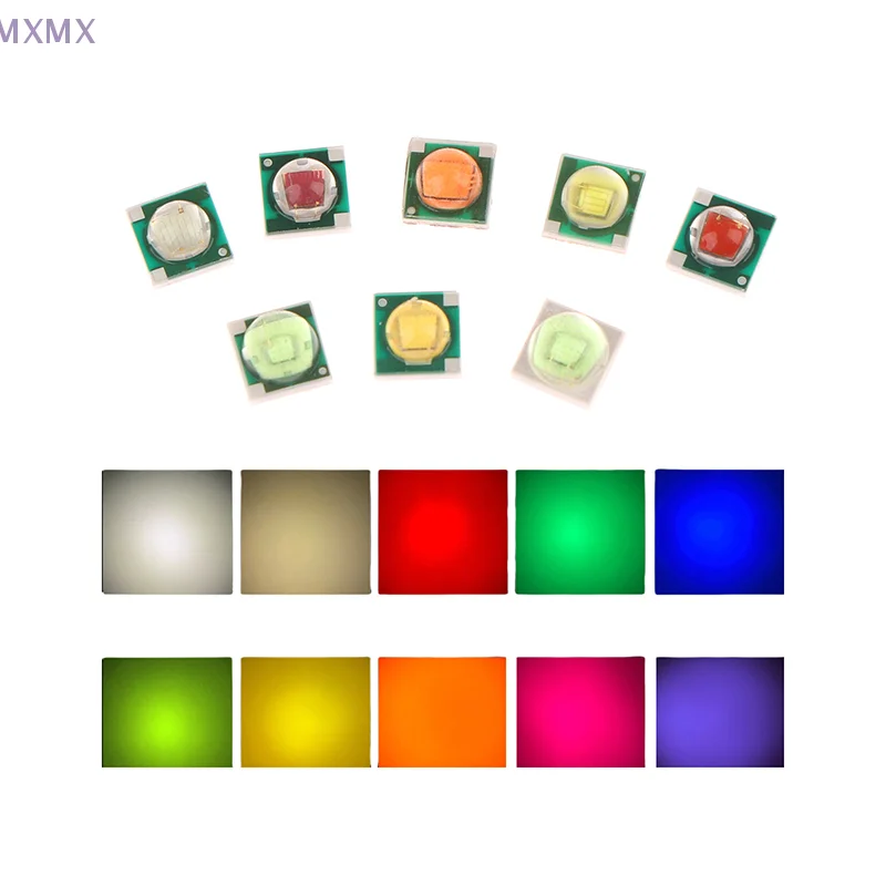 5/10 Uds PCB lámpara de diodo emisor de luz para bombilla DIY cuenta de luz SMD LED 3535 Chips 1-3W 3V cuentas luz blanca montaje cálido