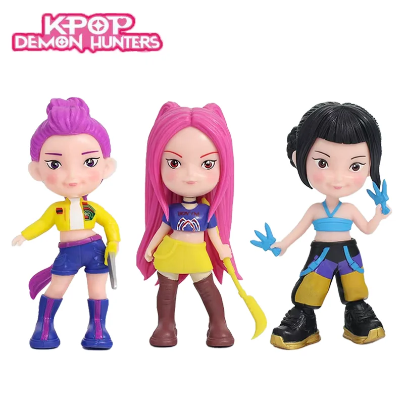 

2026anime k pop devil hunter doll vinyl toy Rumi Mira Zoi character vinyl mask ornament toy birthday gift