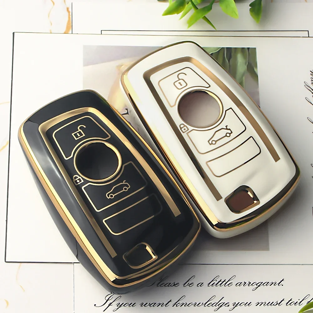 KEYYOU Fashion TPU Car Key Case For BMW 1 3 5 7 Series X1 X3 X4 X5 F10 F15 F16 F20 F30 F18 F25 M3 M4 E34 Accessories