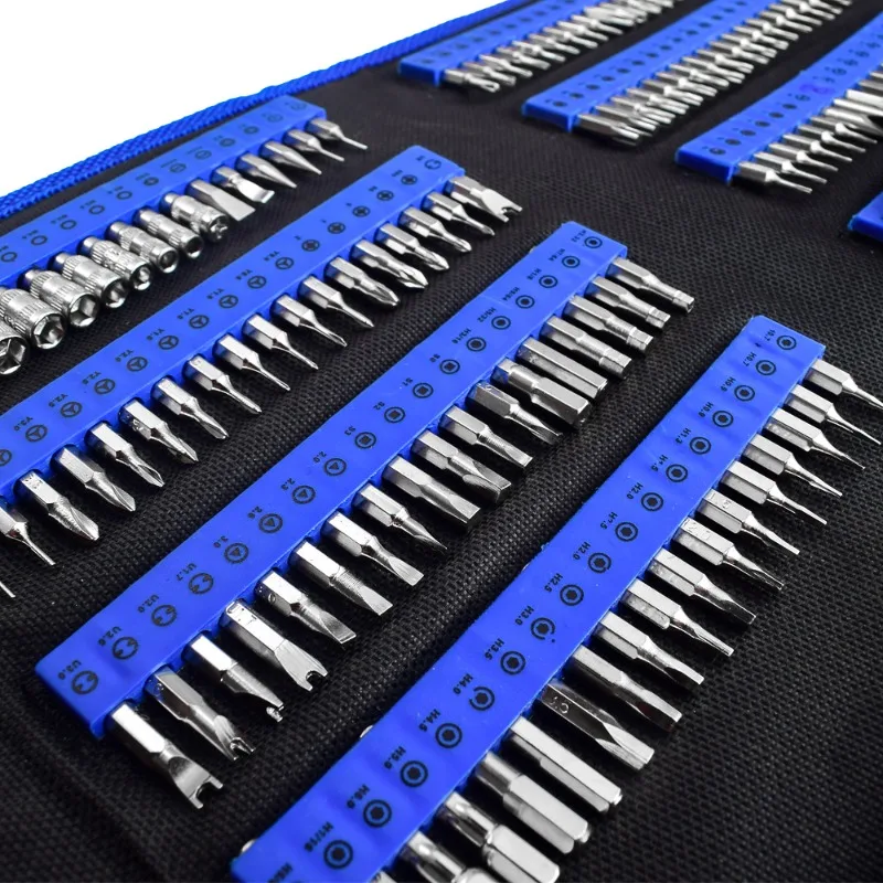 168/142-in-1 CRV Chrome Vanadium Steel Screwdriver Set: Multi-purpose Tools for Mobile Phone Disassembly & Telecom Maintenance