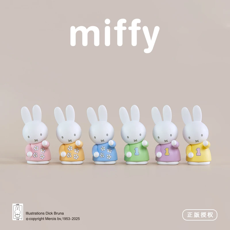 Kawaii Miffy Series Multifunctional Storage Rack Desk Toy Organizer Anime Cartoon Figure Doll Ring Pen Cute Gift for Kids