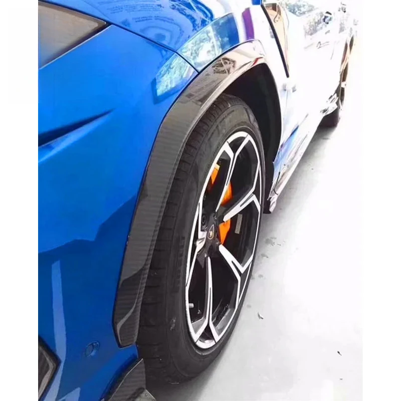 

Topcar Style Carbon Fiber Car Body Kit Wheel Trim Wheel Eyebrow Fender Flares for URUS 2018-2019