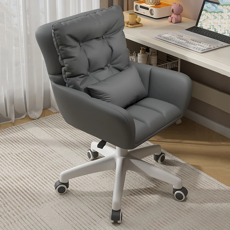 โมเดิร์นที่เท้าแขนเก้าอี้สํานักงานล้อสนับสนุน REST Rolling Design Office เก้าอี้ ERGONOMIC หมุน Sedia Da Scrivania บ้านเฟอร์นิเจอร์