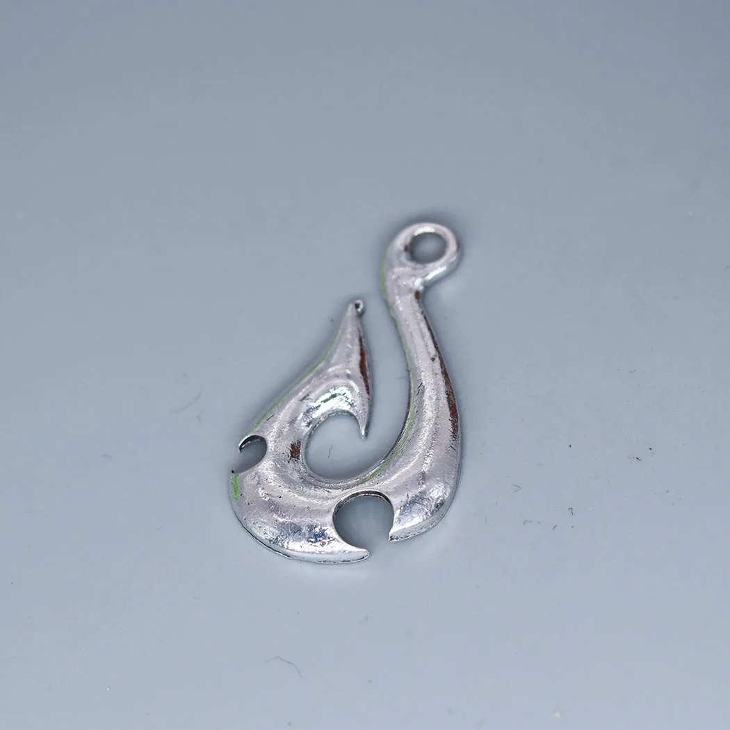 Hameçon de poisson Maori Hei Matau, 3 pièces/lot, pendentif breloque pour bricolage, collier, fabrication de bijoux faits à la main, fournitures en vrac, vente en gros