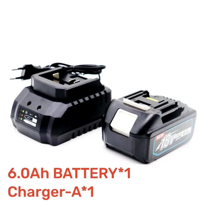 Baru ditingkatkan 18V 6000mAh untuk Makita baterai alat listrik isi ulang BL1860 BL1850 BL1840 BL1830 baterai Lithium pengganti