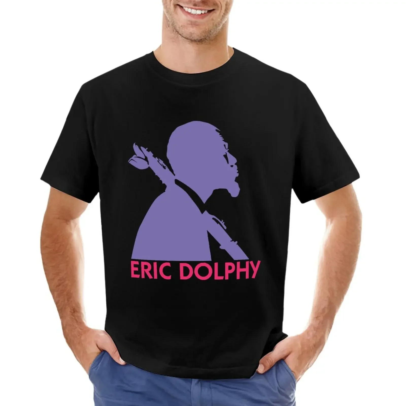 Graphic T Shirts Heavy Weight T Shirts for Men Vintage Retro Eric Dolphy Awesome for Music Fans Harajuku Men Clothing Summer New