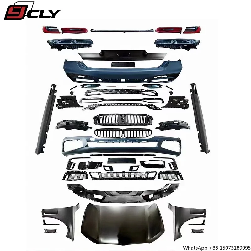 CLY Car Body Kit for 7 Series G11 G12 Old to New 7S 2016~2018Year Upgrade to 2021 G12 Full Car Body Kits Headlights Taillight