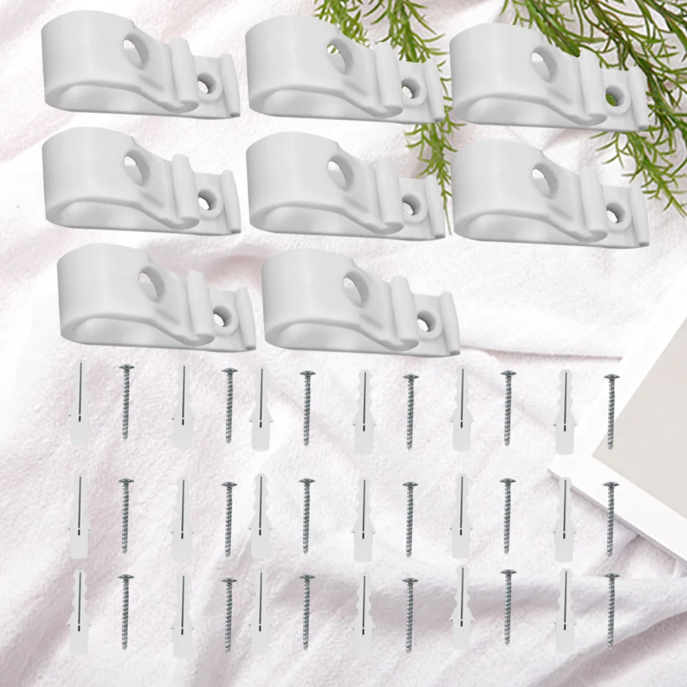 2 مجموعة هوك الأمان المثبت للستائر ظلال الستائر سلسلة الحبل التحكم الطفل الحيوان الخنق-مقاطع عقد الإنزلاق #6