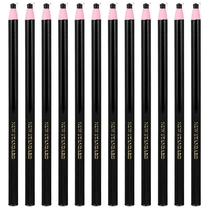 

12pcs Stylish Sharpening Strokes Marking On The Metal Fabric Film Paper Grease Pencils Sewing Tools Stacking Point Crayons