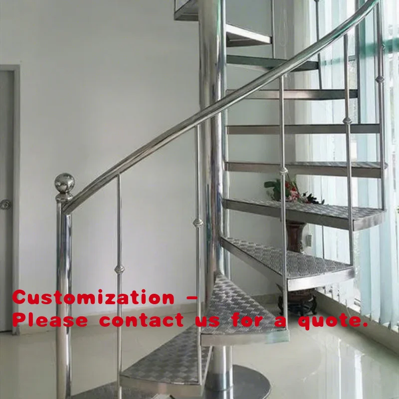 

Индивидуальный дизайн. Лестница из нержавеющей стали Customized.Prima для внутреннего использования, прямая конструкция, сборная.