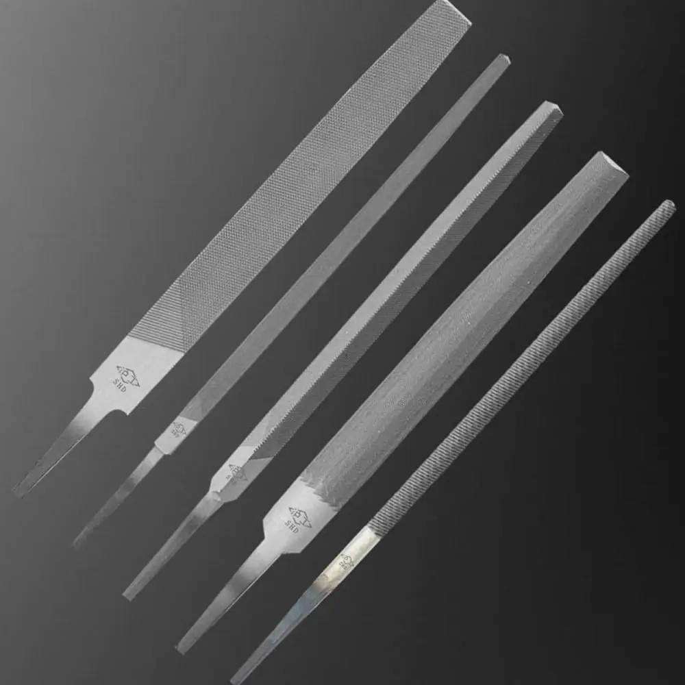 Wear-resistant Steel Semicircle Saw File 6/8/10/12/14 Inch Middle Tooth Steel Files Straightening Carving Hand File Leather