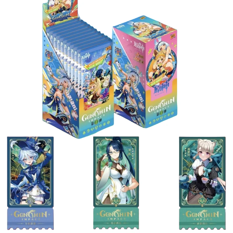 

Официальная подлинная анимация Genshin Impact Collection Тип лазерного билета Stub Роскошная коллекционная серия Детские игрушки