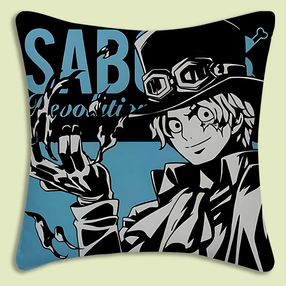 1PC Cartoon One Piece Pillowcase Cartoon Sofa Decoration Home Double-sided Printing Cute Cushion Cover Decoration Gift - view 2