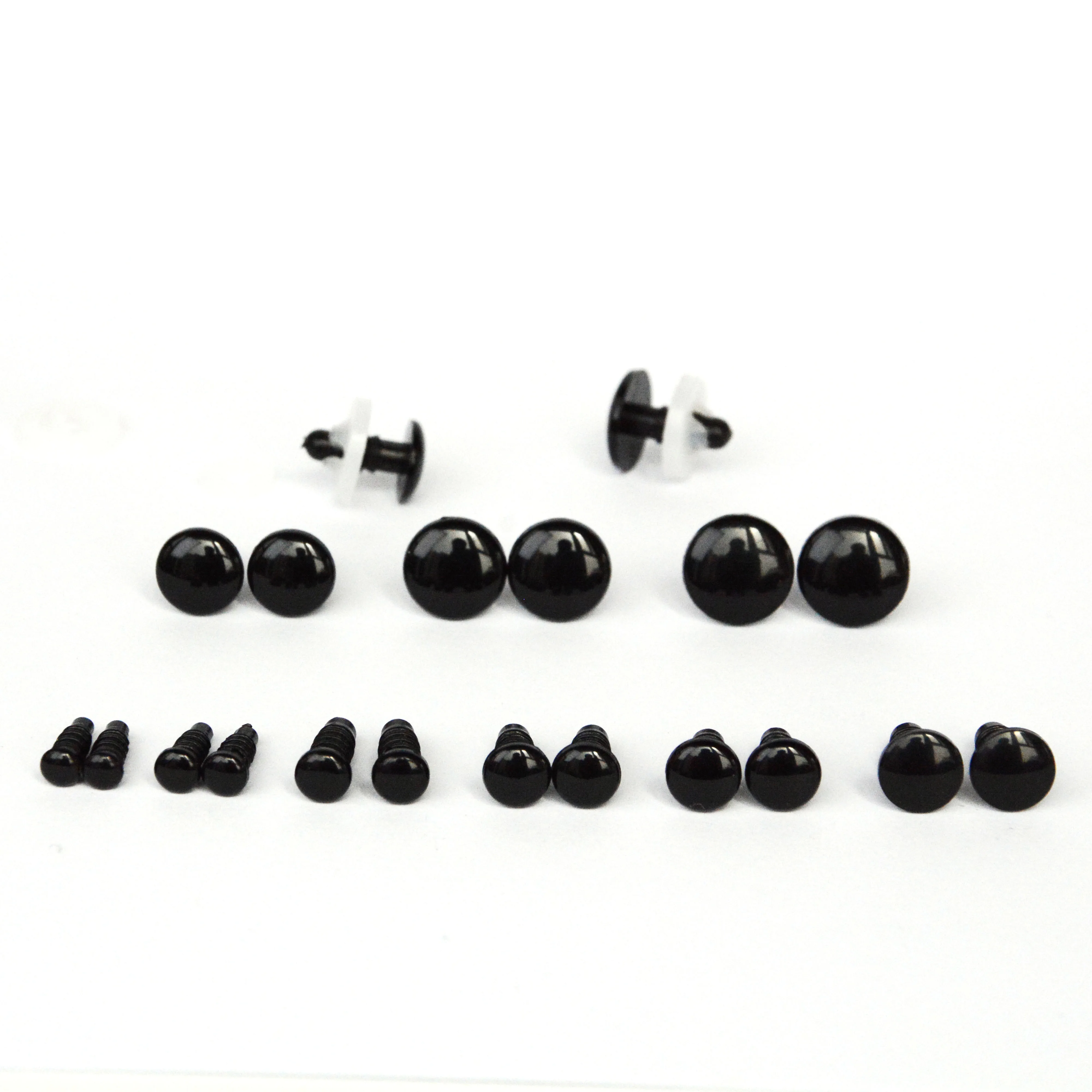 100pcs/50pcs Safety Eyes Black Color Fit for Crochet /Stuffed /Amigurumi Doll Come With Washers