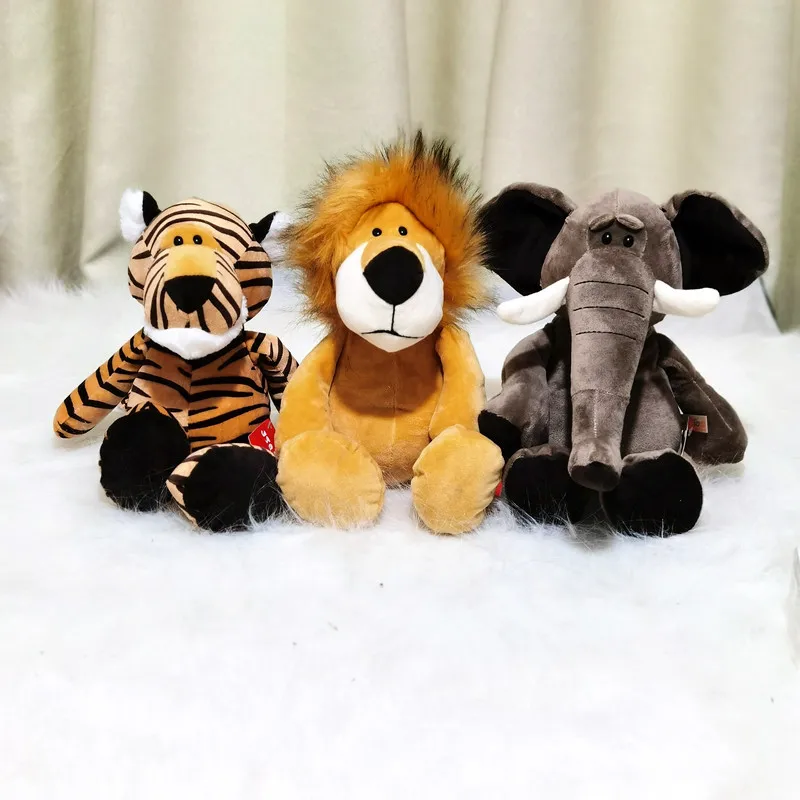 

Forest Animal Stuffed Toys Wholesale, Featuring Lion, Elephant, Tiger, Monkey, Deer, for Kids and Collectors anime plush