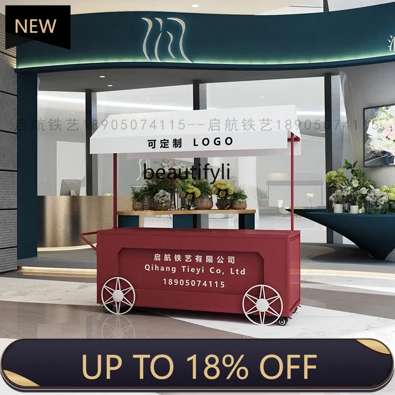 

Z189 A06 Stall Car Display Stand Food Snack Car Night Market Mobile Stall Event Promotion Car