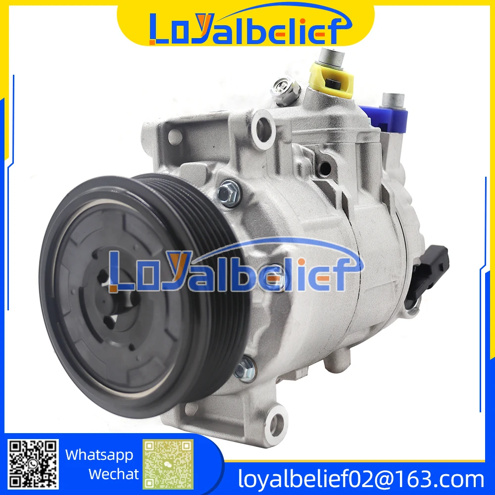 

6SEU14C AC Compressor For Volkswagen AMAROK TRANSPORTER MULTIVAN 2.0 TDI 7E0820803J 7E0820803H 447150-2601 447150-2603