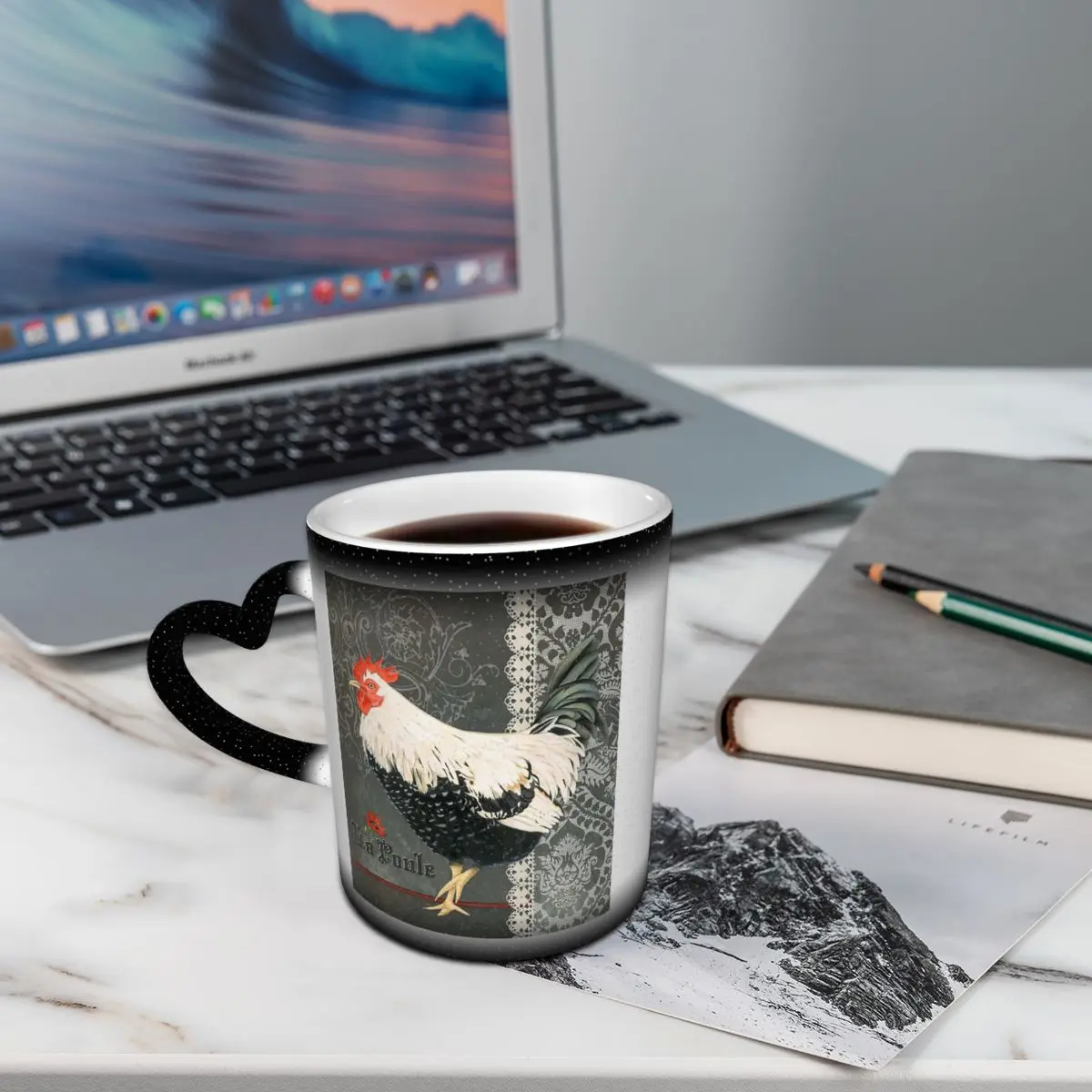 Poultry Rooster Farm Chicken  Mug Funny Ceramic Coffee Cups Tea Mugs Milk Cup Drinkware Gifts for Friends