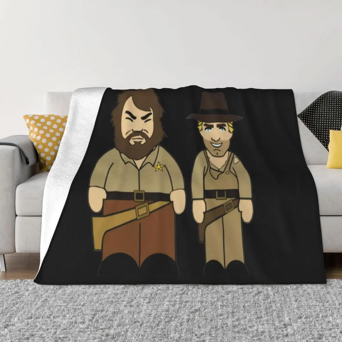 Meme Tributo Bud Spencer Terence Hill Arte Artwork Fun 3 Funny Male Promotion Interested Pictures Throw Blanket