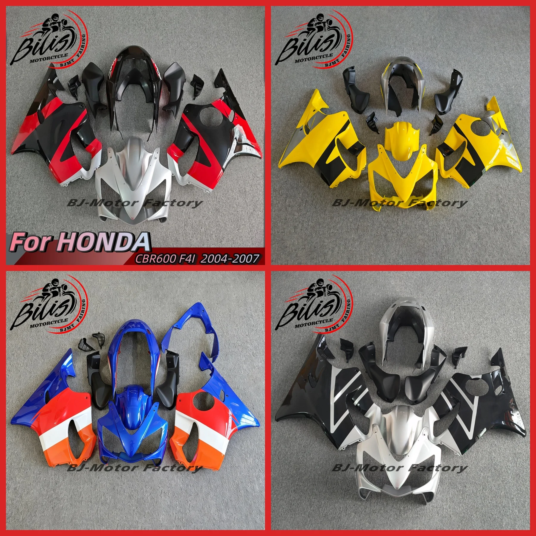 Fairing Kit For CBR 600 F4i 2004 2005 2006 2007 Hot Style Motorcycle Injection Fairings For Honda CBR 600 F 4i 04 05 06 07