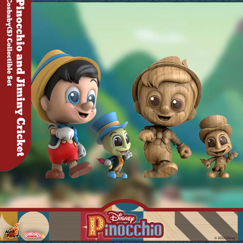 Genuine Hot Toys The Adventures of Pinocchio Action Figure Jiminy Cricket Doll Collection Model Toys COSBABY Desktop Decoration