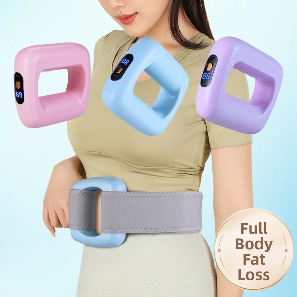 Portable Electric Fascia Massage Ring Adjustable Speed Fat Burning Electric Body Slimming Machine Low Noise Compact Size