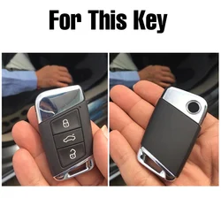 AX 3 Button Silicone Car Remote Key Fob Shell Cover For VW PASSAT For Skoda Kodiaq Superb A7 2015 2016 2017 2018 Shell Holder