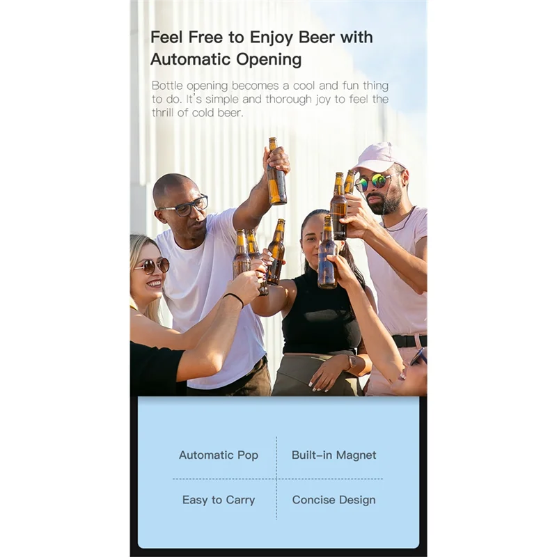 조리기구 자동 자석 맥주 병따개 스테인레스 스틸 와인 소다 캡 주방 바에 대한 푸시 다운 도구
