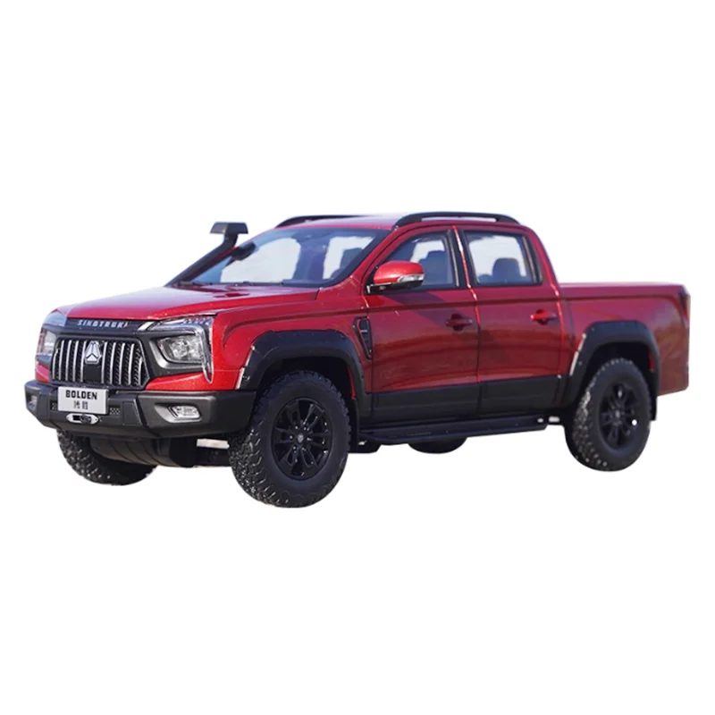 Diecast 1:18 Scale Sinotruk S9 Pickup 4X4 SUV Alloy Car Model Adult Classic Collection Decoration Gift Toy Static Display