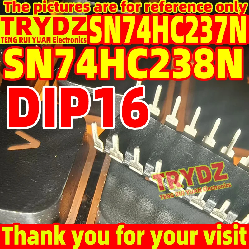 50-5pcs 100% New SN74HC237N SN74HC238N DIP16 Single channel Schmitt triggered inverter gate chip