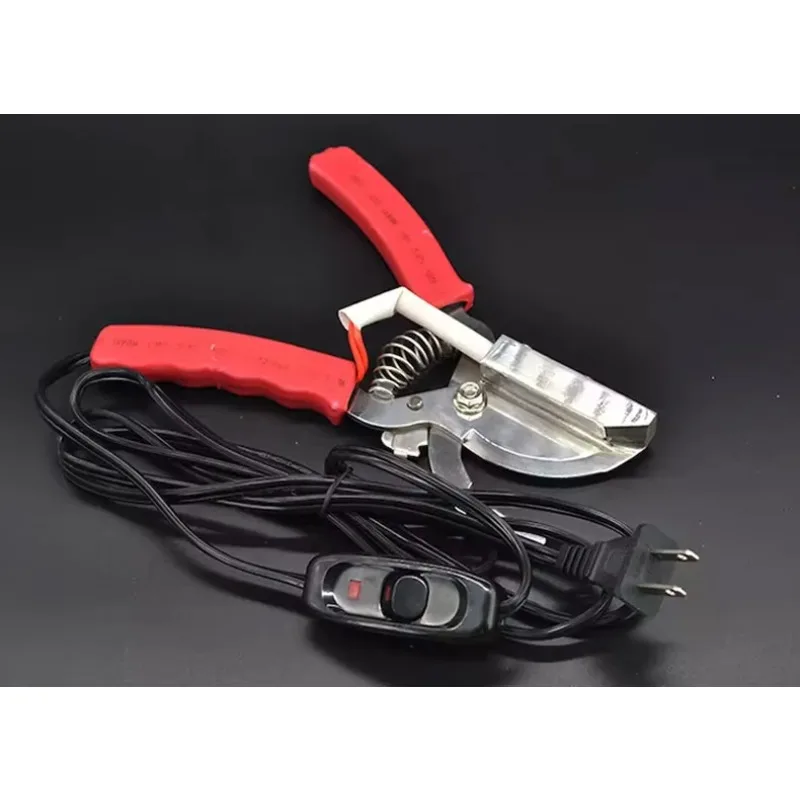 bloodless Electric Heating cutter, heat cutting scissors cutter of farming tools