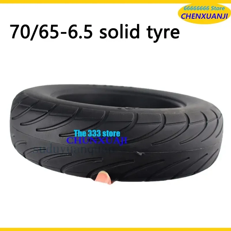 Upgrade10 inch 10x3.00-6.5 Scooter solid tubeless Tire 70/65-6.5  for Mini Xiaomi Ninebot Scooter Skateboard Non-Pneumatic tyre