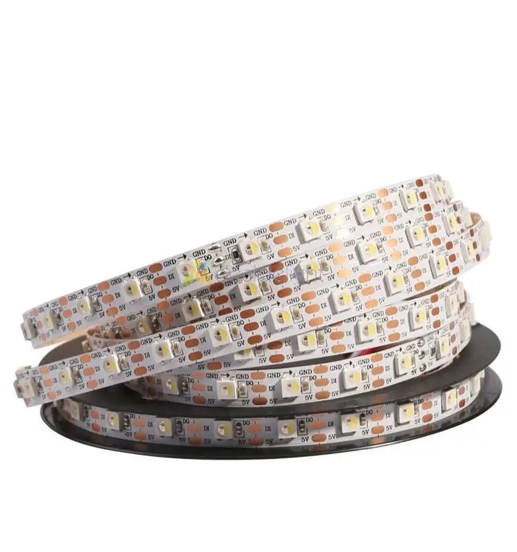 SK6812 WWA Led Strip 16.4f 5050 White/Warm White/Amber In 1 Chip 30/60/144 Led/m Addressable Tape Light DC5V