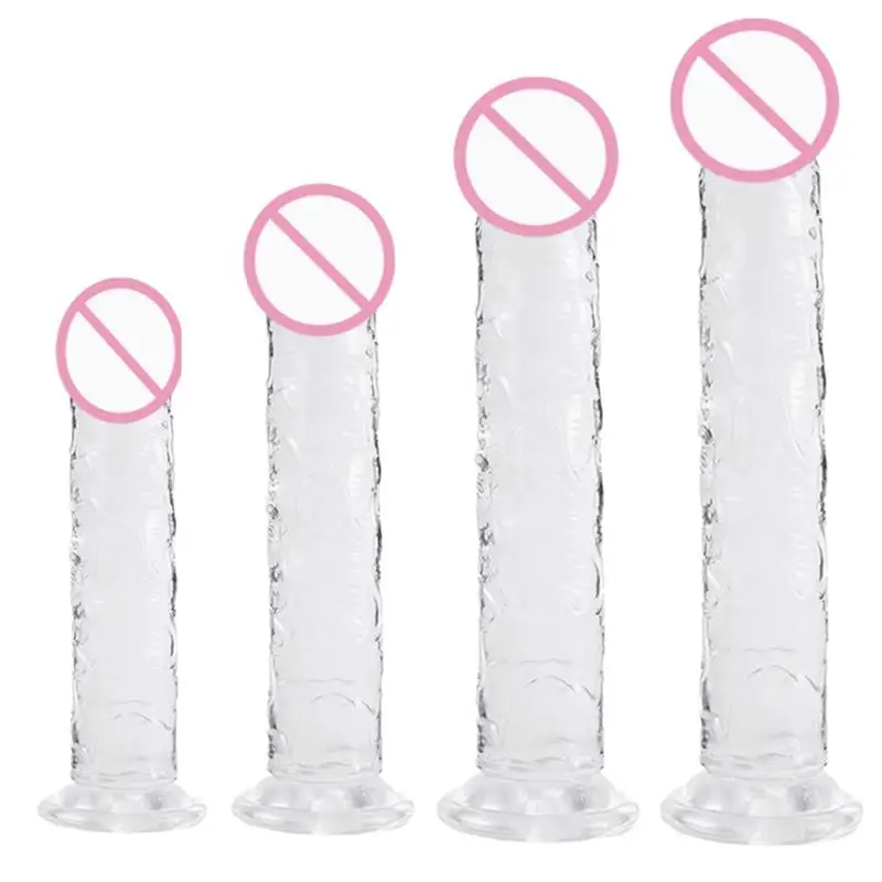 ADRealistic Waterproof Jelly Dildos With Strong Suction Cup For Women Men Cock Penis G-spot Simulation Massager Sex Toys Adult